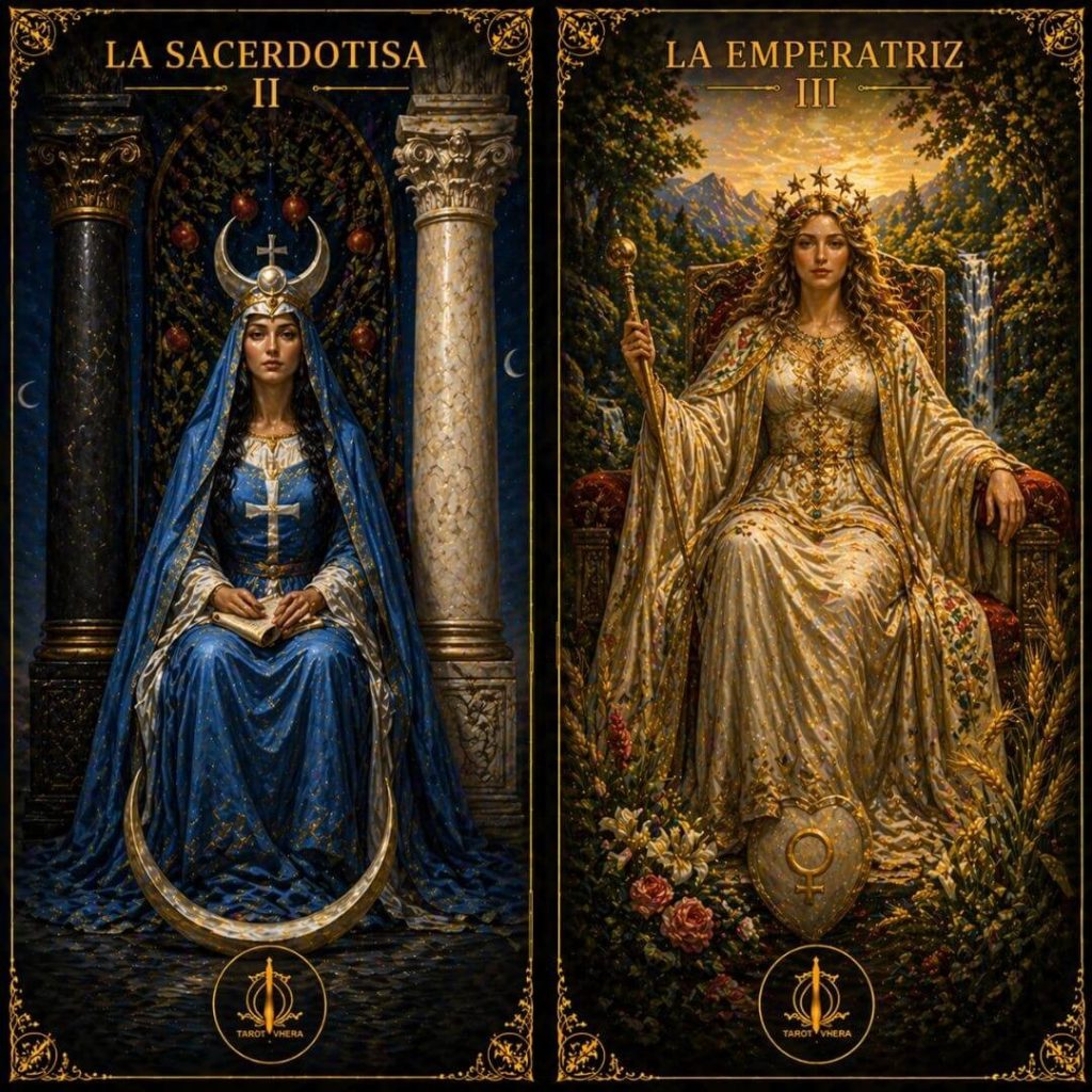 La Sacerdotisa y La Emperatriz